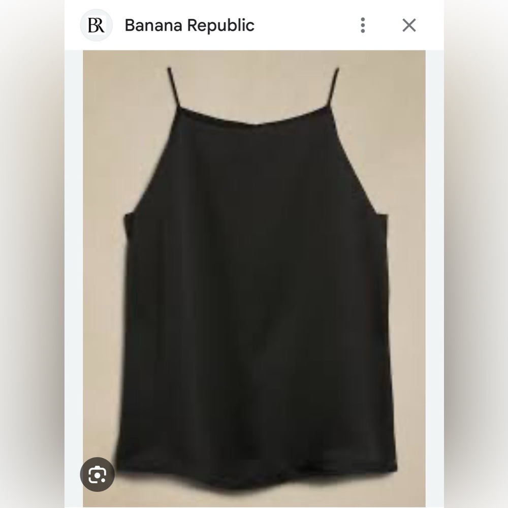 Banana Republic black Loire camisole with thin straps